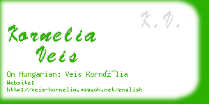 kornelia veis business card